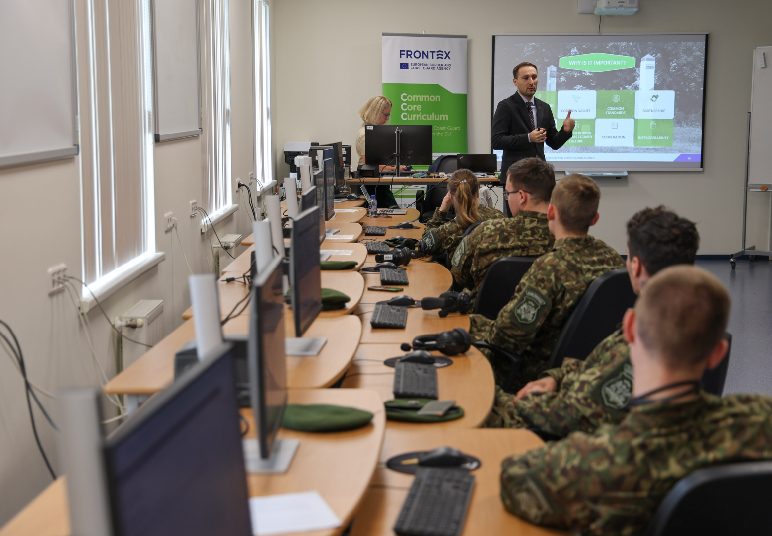 Topošie robežsargi piedalījās FRONTEX Aģentūras organizētajā pārbaudījumā
