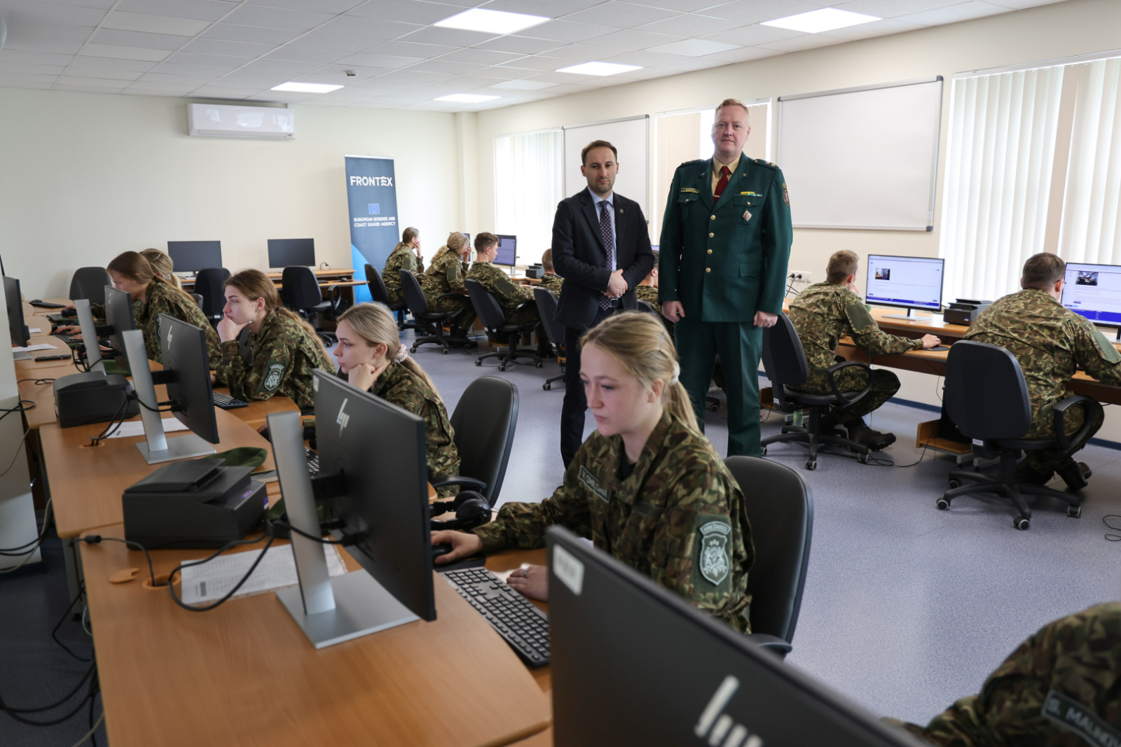 Topošie robežsargi piedalījās FRONTEX Aģentūras organizētajā pārbaudījumā