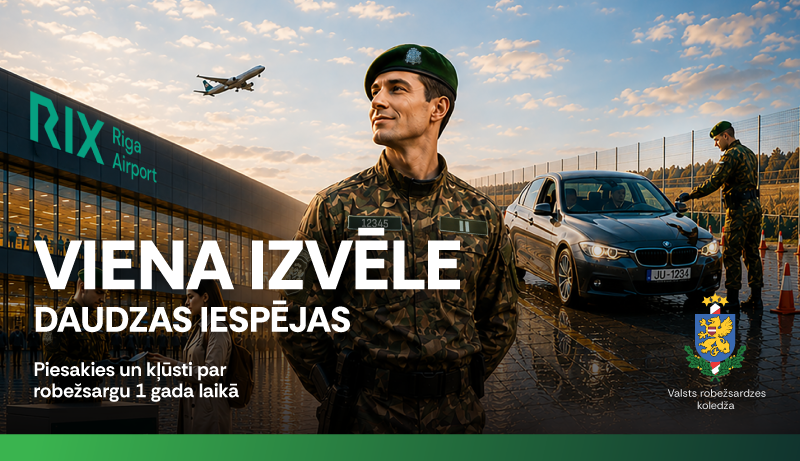 Valsts robežsardzes koledžā jūnijā sākas uzņemšana 