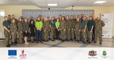 Izstrādātās kvalifikācijas paaugstināšanas programmas “Integrētā robežu pārvaldība” kārtējais noslēguma pārbaudījums foto