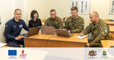 Izstrādātās kvalifikācijas paaugstināšanas programmas “Integrētā robežu pārvaldība” kārtējais noslēguma pārbaudījums foto