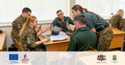 Izstrādātās kvalifikācijas paaugstināšanas programmas “Integrētā robežu pārvaldība” kārtējais noslēguma pārbaudījums foto