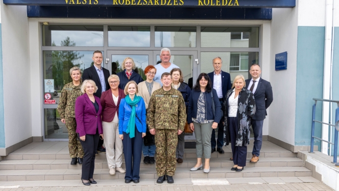 Valsts robežsardzes koledžā viesojās Latvijas Koledžu asociācija