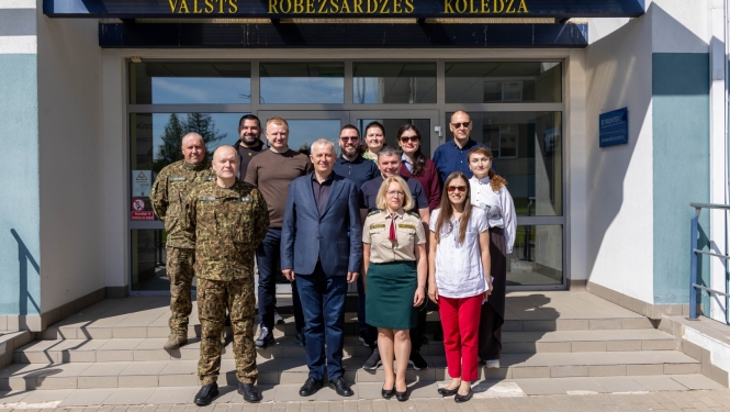 Valsts robežsardzes koledžā viesojās delegācija foto