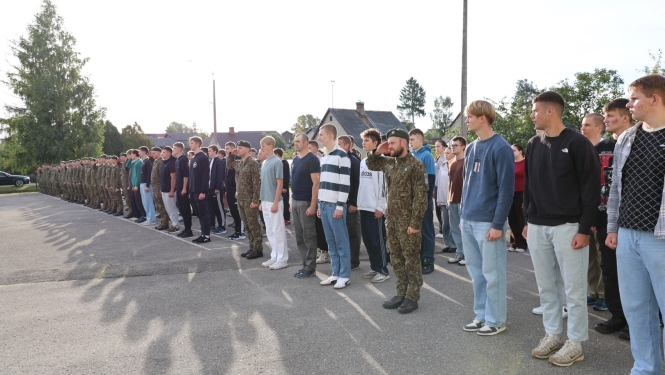 91 kadets-kandidāts uzsāk robežsarga profesijas apguvi Valsts robežsardzes koledžā foto