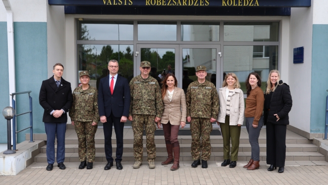 Valsts robežsardzes koledžā viesojās delegācija