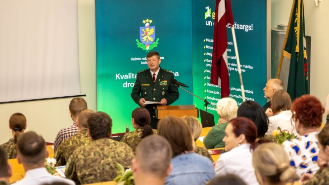 Valsts robežsardzes koledžā aizvadīta svinīga sanāksme foto