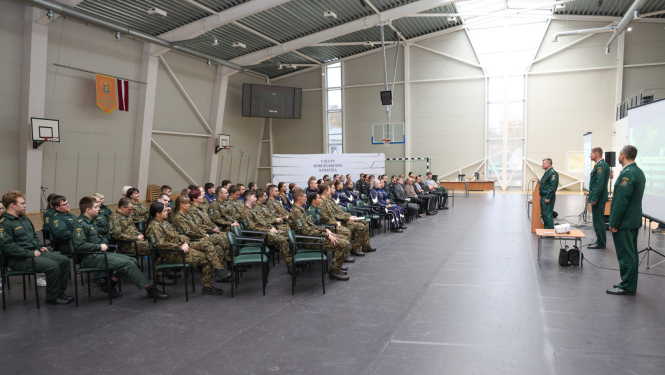 Valsts robežsardzes koledžā tikās izglītības iestāžu Studējošo pašpārvaldes