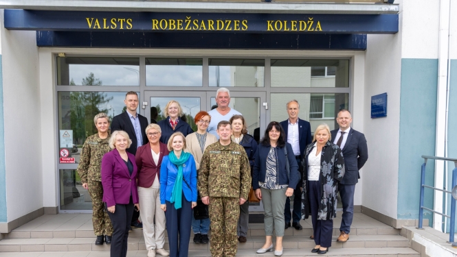 Valsts robežsardzes koledžā viesojās Latvijas Koledžu asociācija