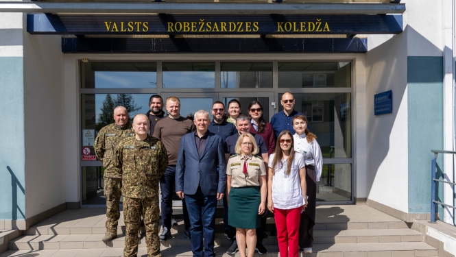 Valsts robežsardzes koledžā viesojās delegācija foto