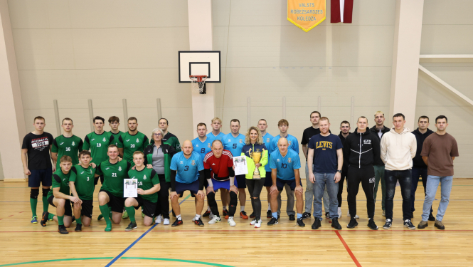 Valsts robežsardzes Ludzas pārvalde ieguva zelta medaļu futbolā