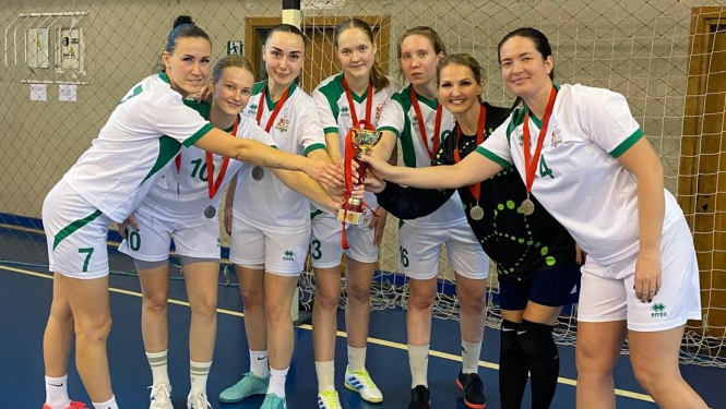 Valsts robežsardzes komanda ieguva godalgu futbolā