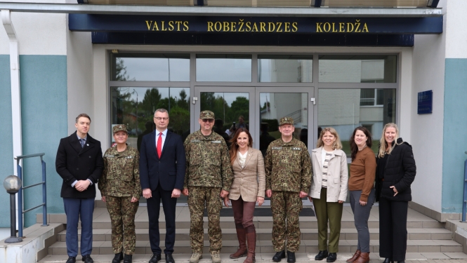 Valsts robežsardzes koledžā viesojās delegācija