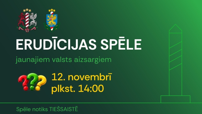 Jaunieši aicināti pārbaudīt savas zināšanas erudīcijas spēlē