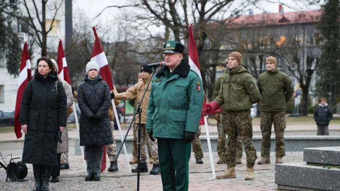 Valsts robežsardzes koledžas personāls piedalījās atceres pasākumos Nr.1