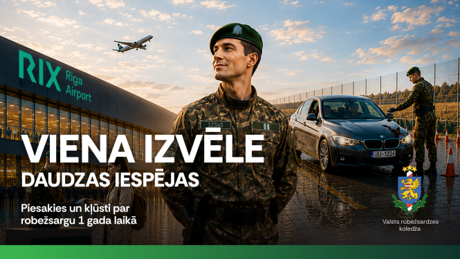 Pamatuzņemšana mācībām Valsts robežsardzes koledžā