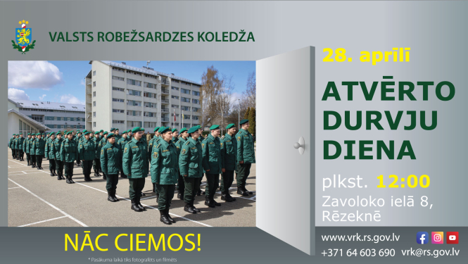 VRK atvērto durvju dienas afiša