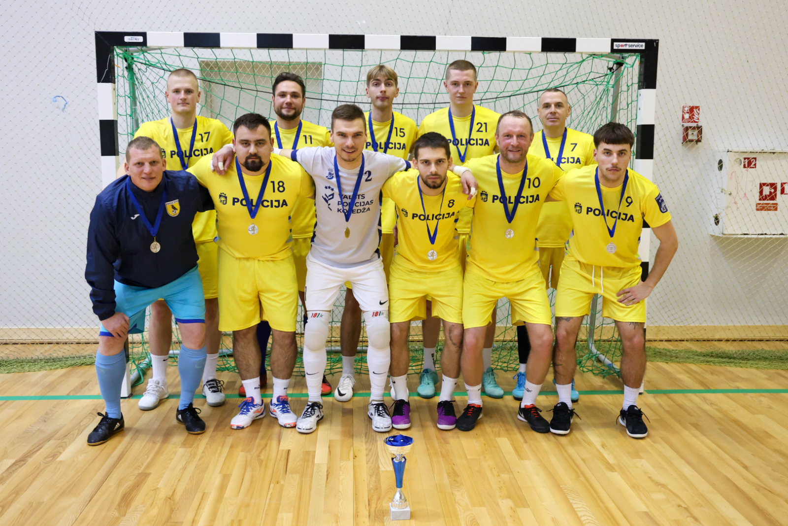 Robežsargi ieguva zelta kausu Iekšlietu ministrijas futbola sacensībās
