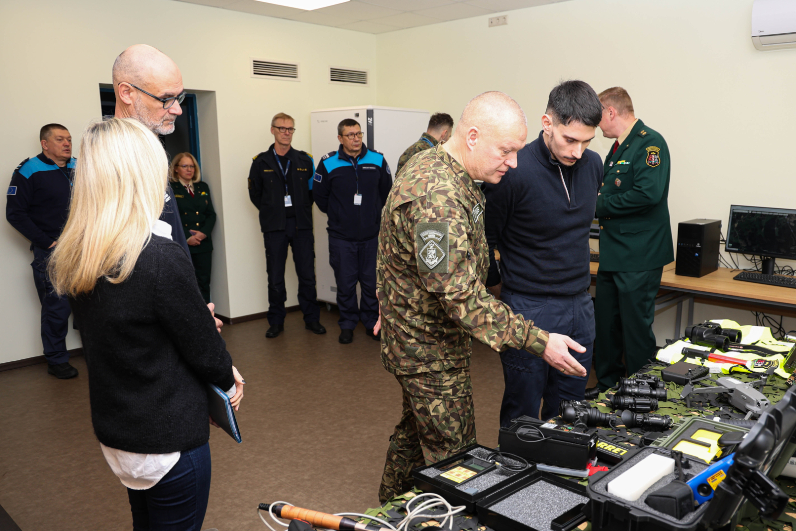 Valsts robežsardzes koledžu apmeklēja Eiropas Robežu un krasta apsardzes aģentūras (Frontex aģentūra) pārstāvji un Pastāvīgā korpusa eksperti