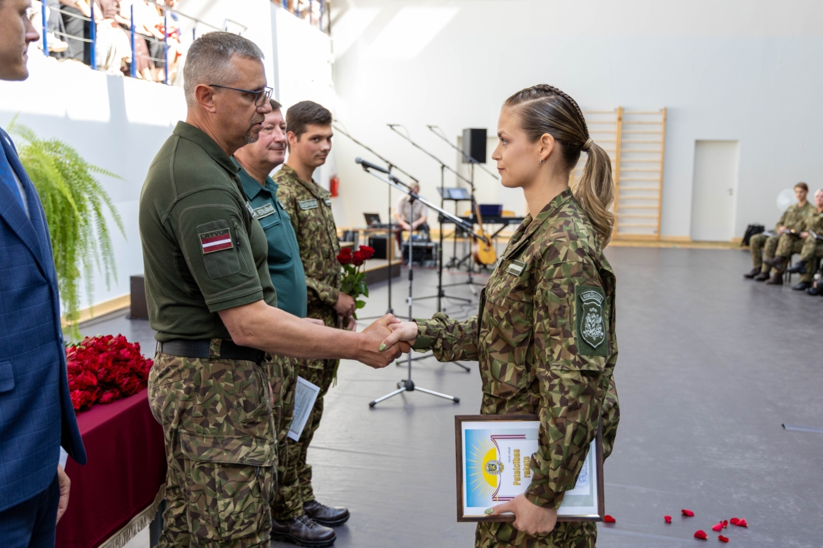Valsts robežsardzes koledžas 49. izlaiduma ceremonijas foto