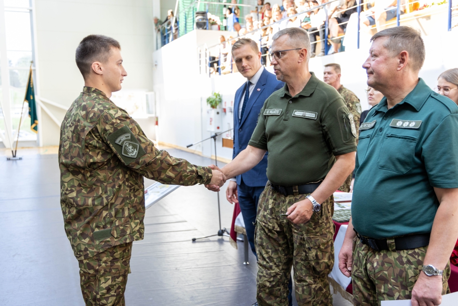 Valsts robežsardzes koledžas 49. izlaiduma ceremonijas foto