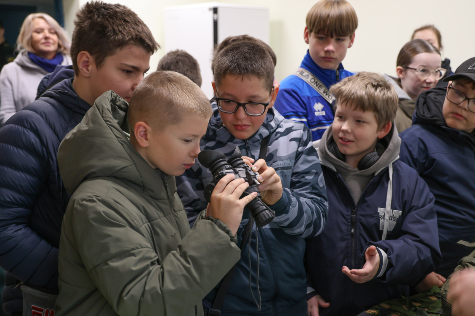 Valsts robežsardzes koledža uzņem skolēnus Karjeras nedēļas laikā