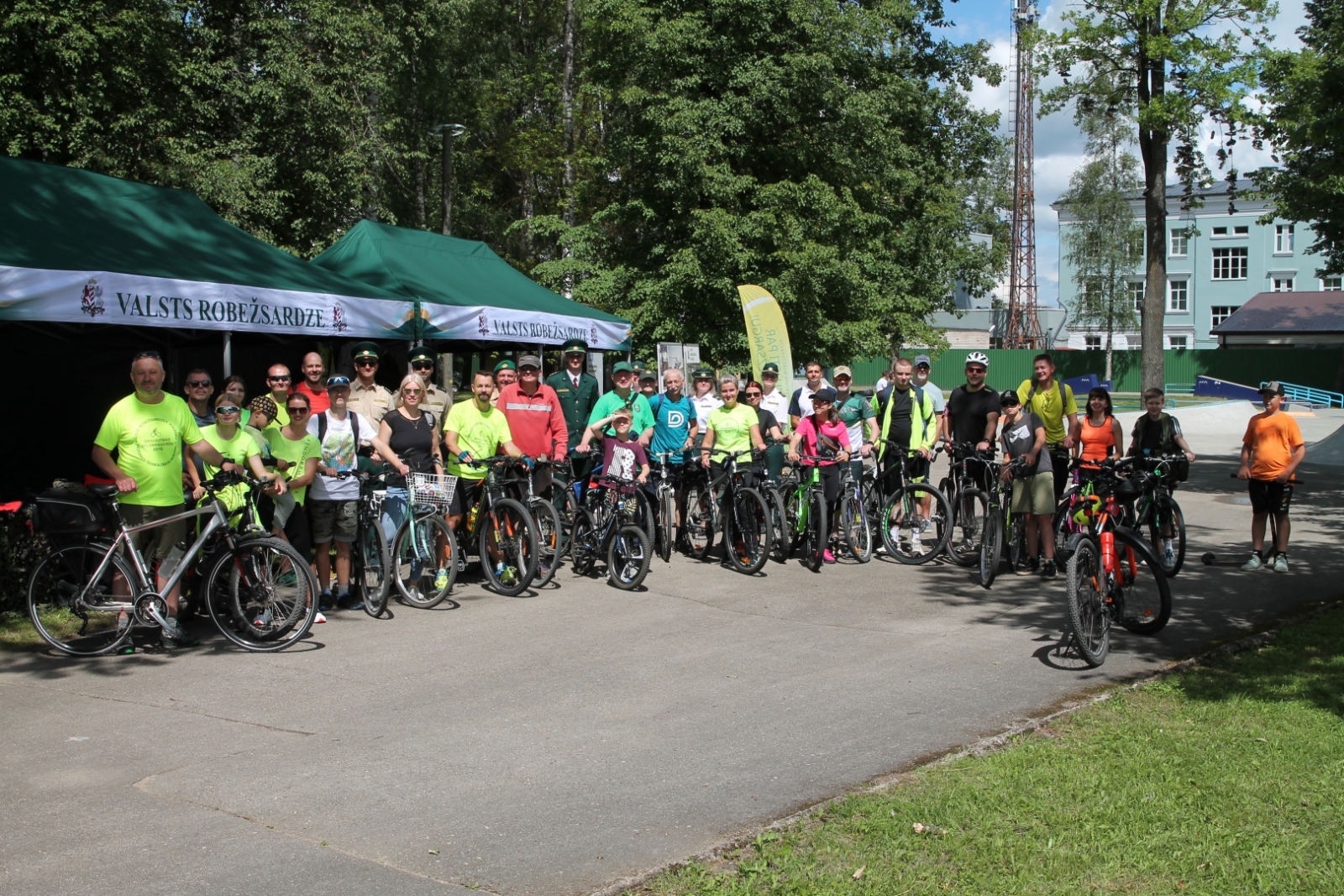 Valsts robežsardze atzīmē 105. gadadienu ar velobraucieniem visā Latvijā Nr.1