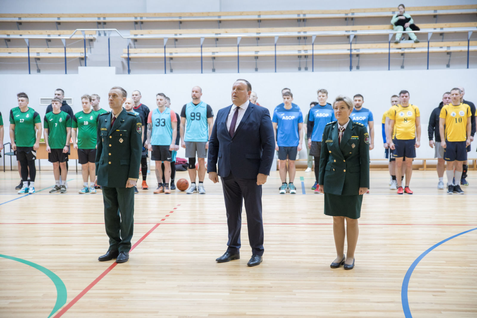 Robežsargi sacentās Valsts robežsardzes basketbola čempionātā