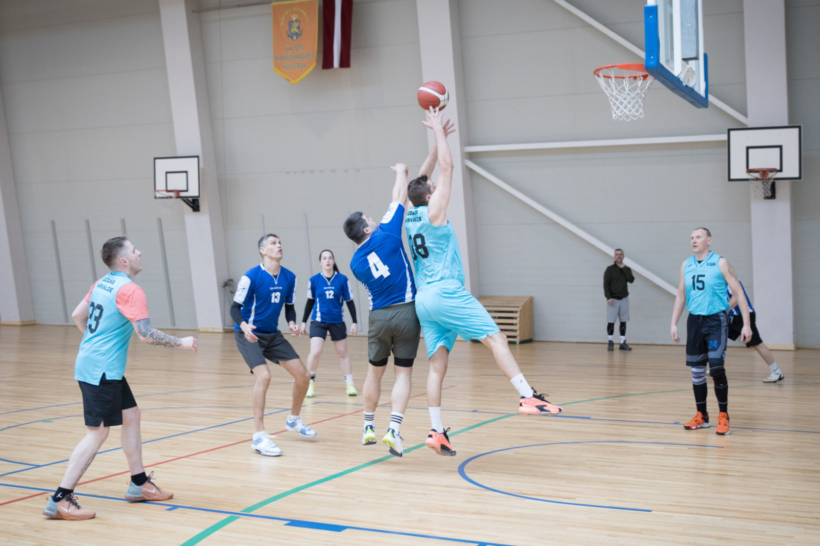 Robežsargi sacentās Valsts robežsardzes basketbola čempionātā