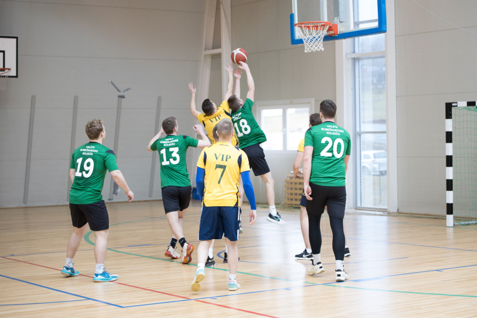 Robežsargi sacentās Valsts robežsardzes basketbola čempionātā