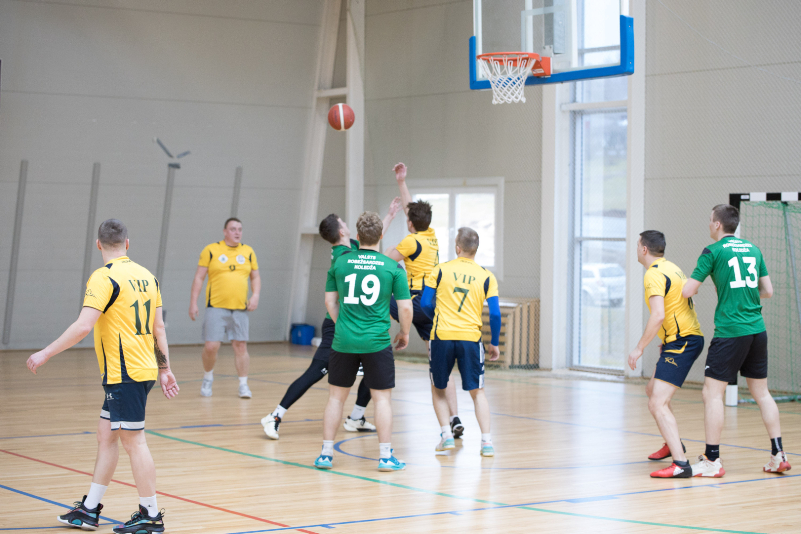 Robežsargi sacentās Valsts robežsardzes basketbola čempionātā