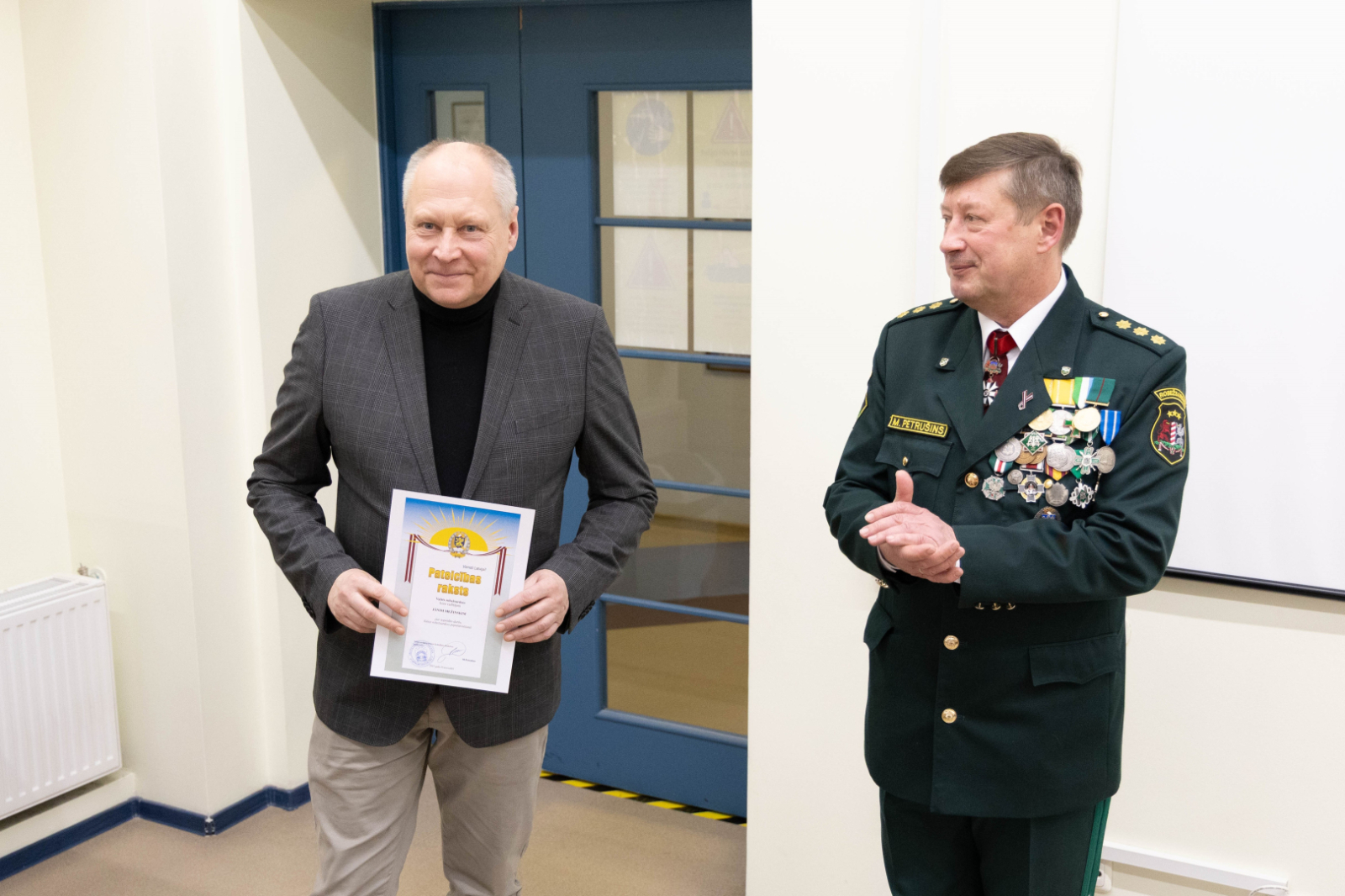 Norisinājās Valsts robežsardzes koledžas svinīgā sanāksme