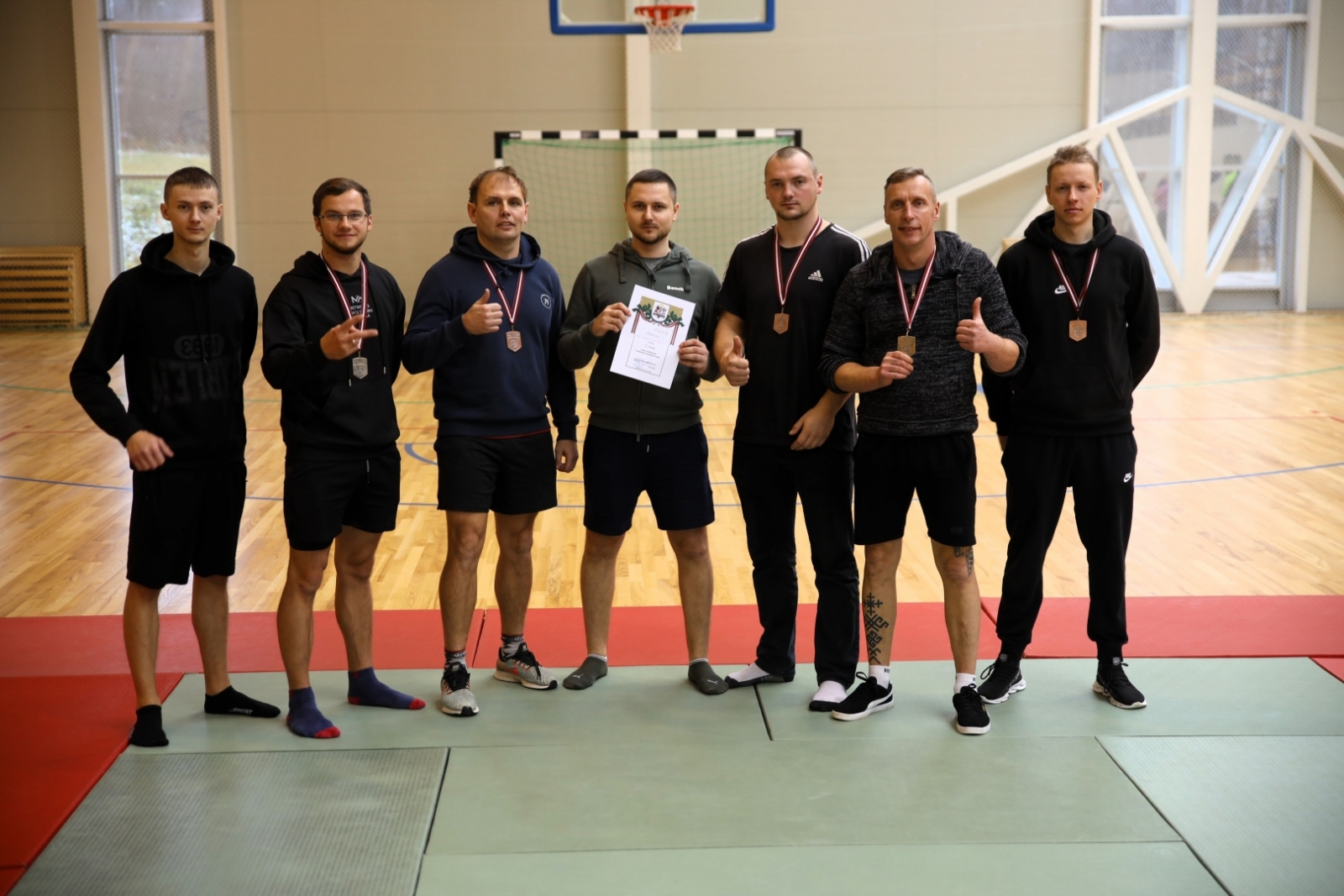 Valsts robežsardzes čempionāta sacensības tuvcīņā uzvar Daugavpils pārvaldes komanda Nr.9