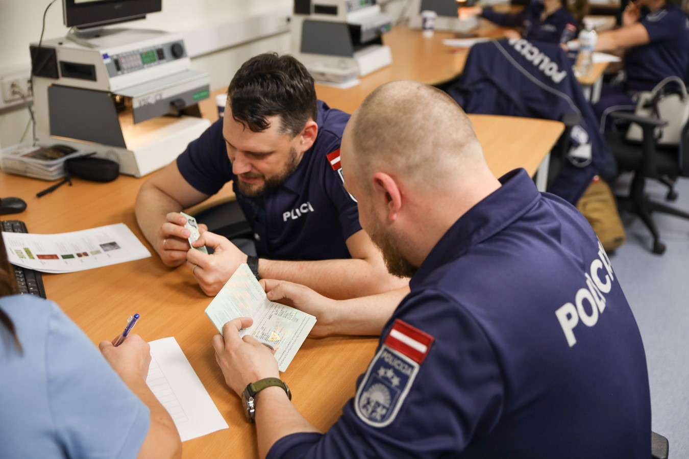 Valsts robežsardzes koledžā norisinājās apmācības Valsts policijas amatpersonām