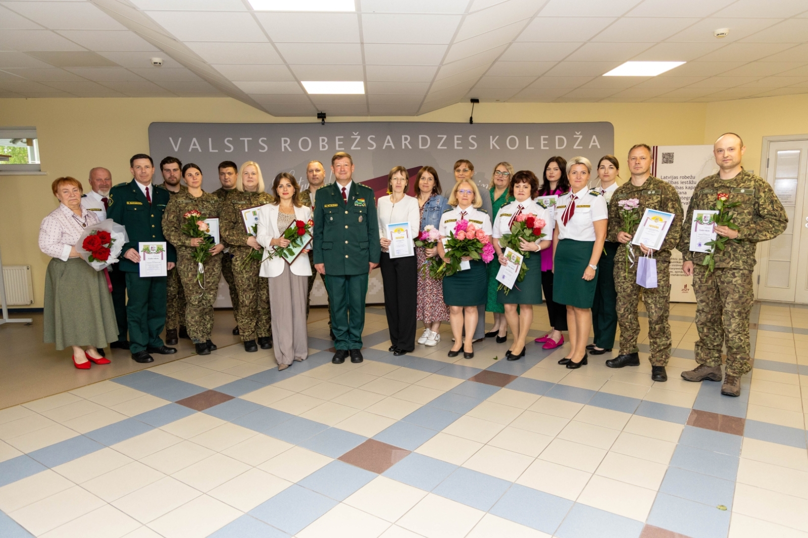 Valsts robežsardzes koledžā aizvadīta svinīga sanāksme foto