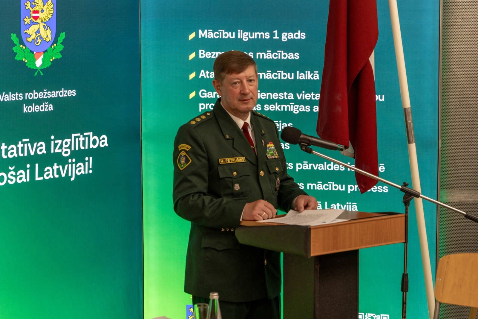 Valsts robežsardzes koledžā aizvadīta svinīga sanāksme foto