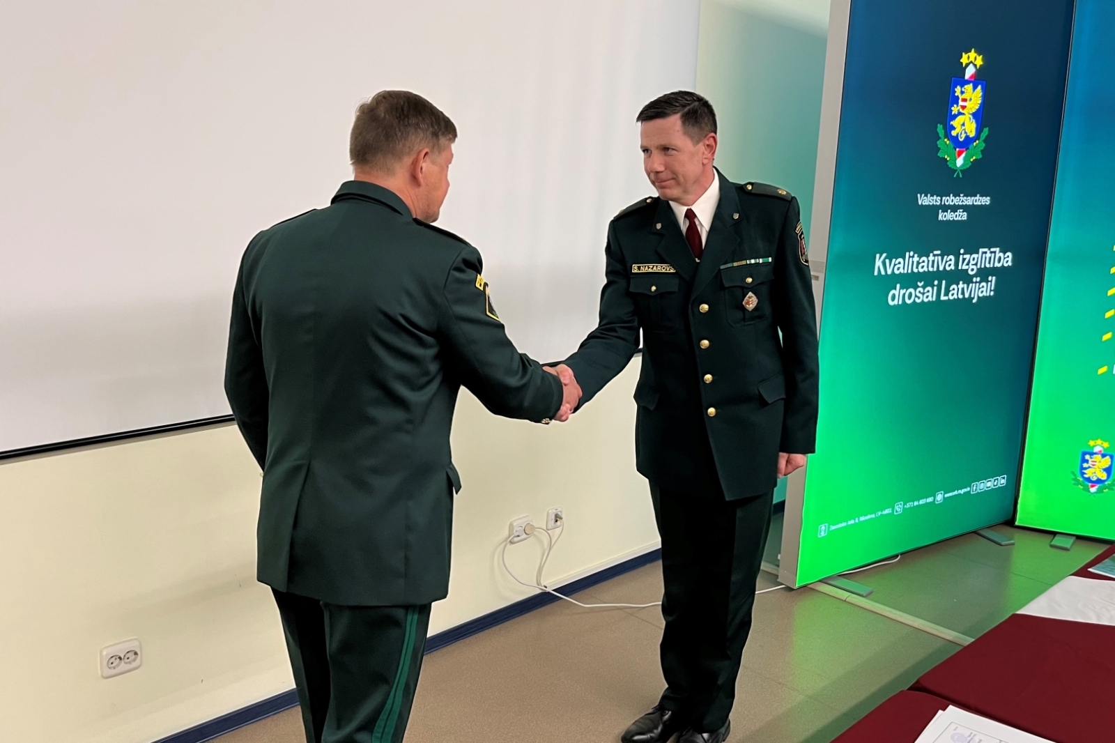 Valsts robežsardzes koledžā aizvadīta svinīga sanāksme foto