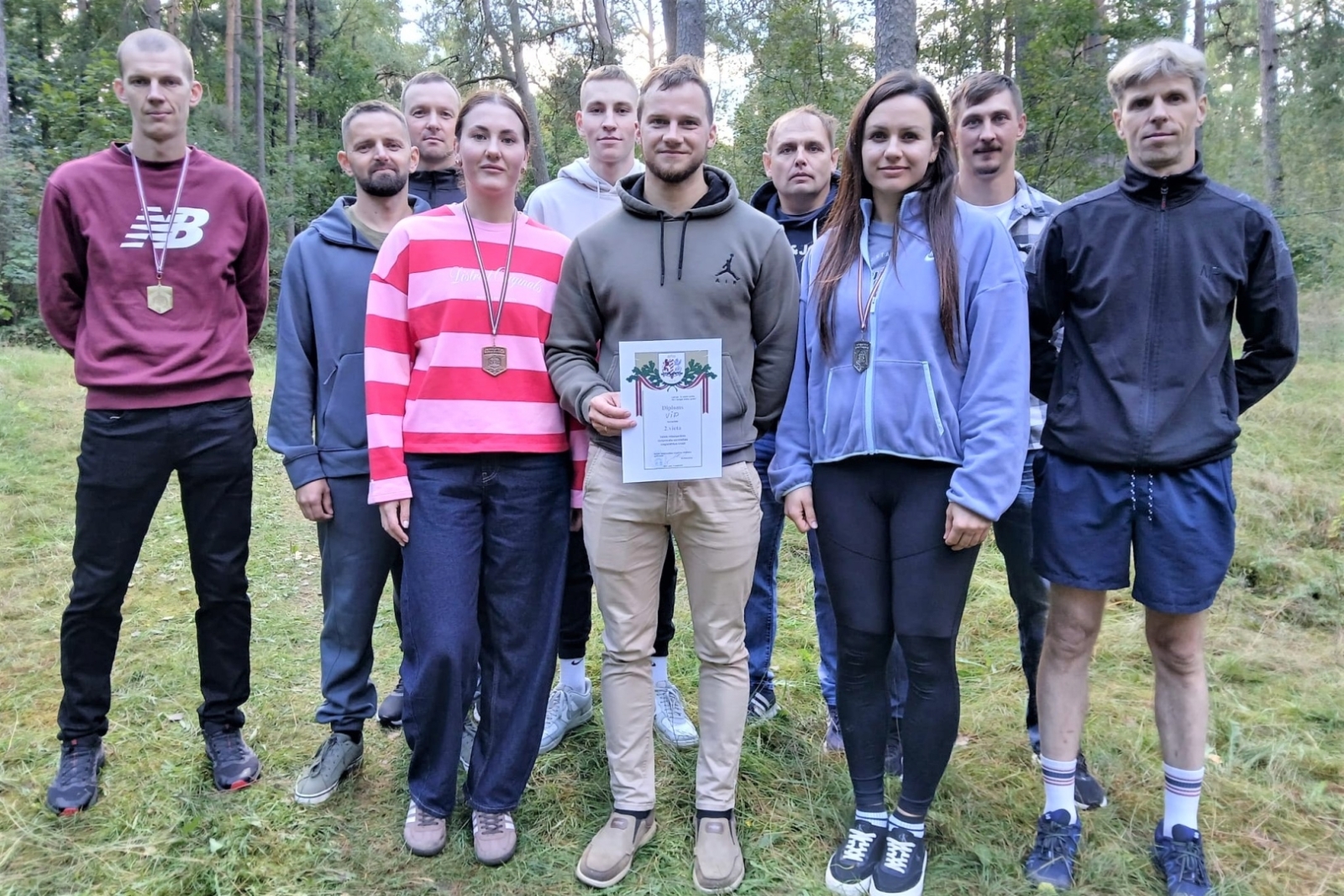 Valsts robežsardzes vieglatlētikas krosā uzvar Daugavpils komanda foto