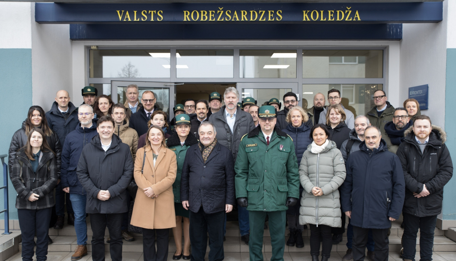 Ārvalstu pārstāvniecību delegācijas ciemojās Valsts robežsardzes koledžā Nr.7
