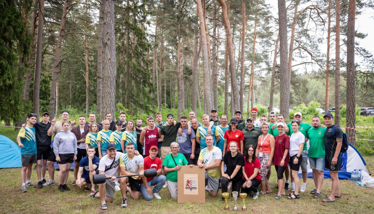 Aizvadīts pirmais Iekšlietu ministrijas 2024.gada attālināto sporta sacensību izaicinājums “Gatavojamies Kandavai”