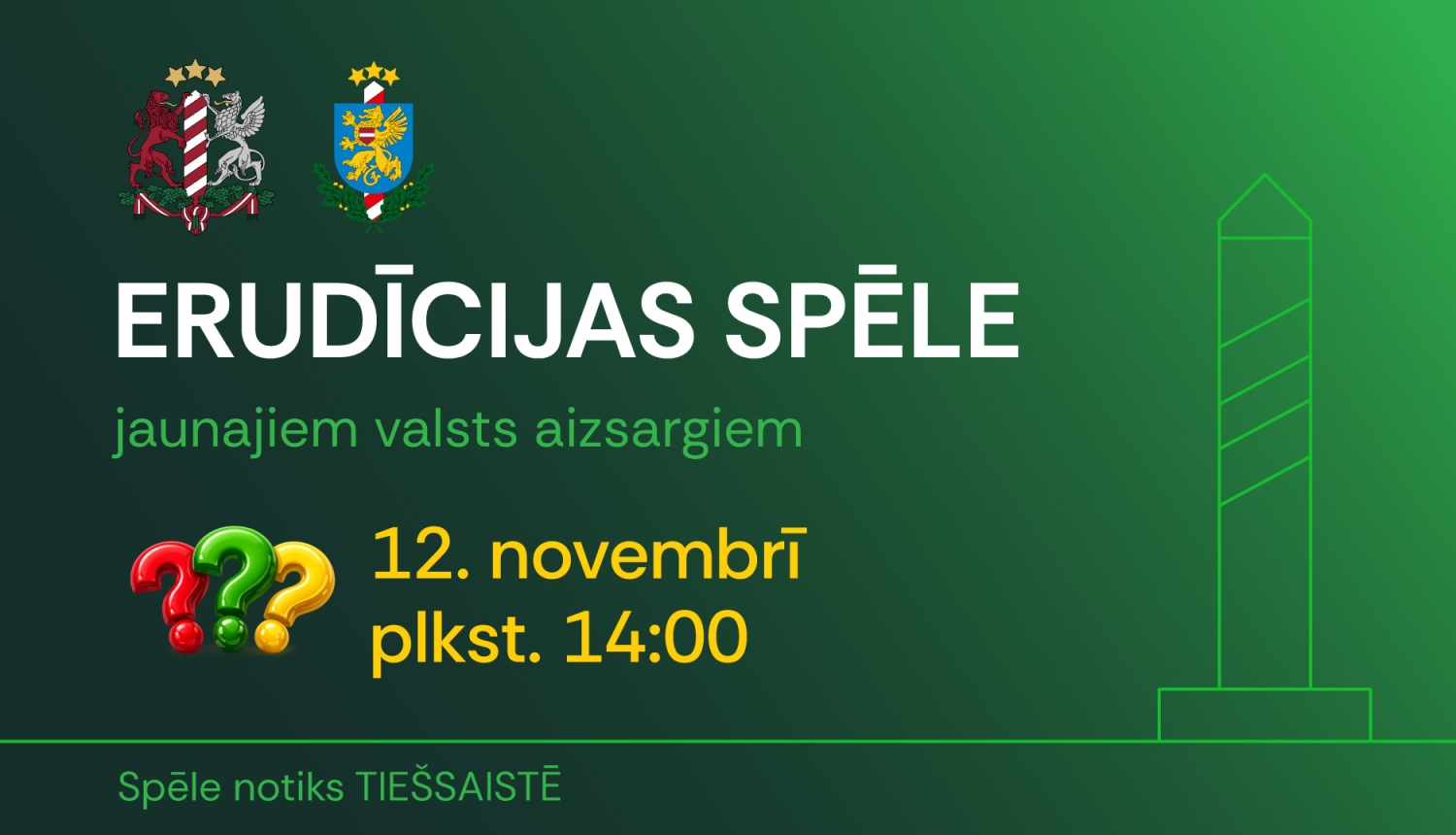 Jaunieši aicināti pārbaudīt savas zināšanas erudīcijas spēlē