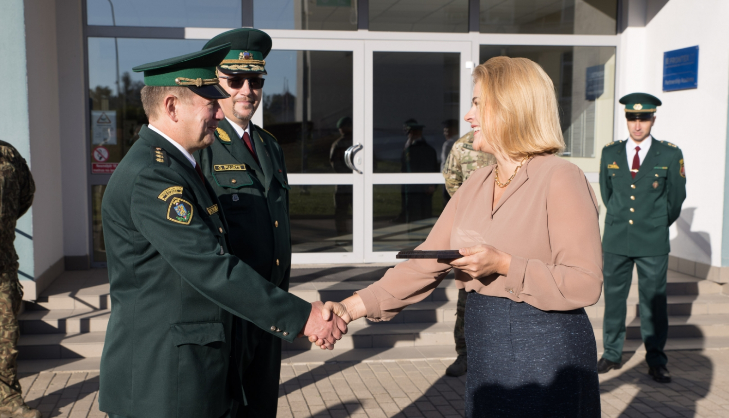 Ministru prezidente apmeklēja Valsts robežsardzes koledžu Nr.4