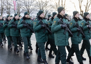 Valsts robežsardzes koledžas vienība piedalījās militārajā parādē Rīgā Nr.3