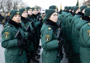 Valsts robežsardzes koledžas vienība piedalījās militārajā parādē Rīgā Nr.4