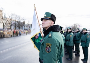 Valsts robežsardzes koledžas vienība piedalījās militārajā parādē Rīgā Nr.5