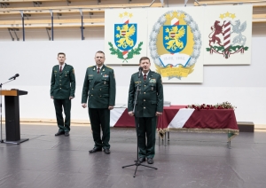 Valsts robežsardzes koledžu absolvē 18 jauni robežsargi