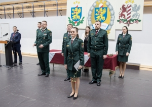 Valsts robežsardzes koledžu absolvē 18 jauni robežsargi
