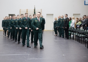 Valsts robežsardzes koledžu absolvē 18 jauni robežsargi