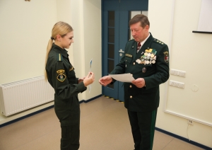 Valsts robežsardzes koledžā notika svinīgā sanāksme