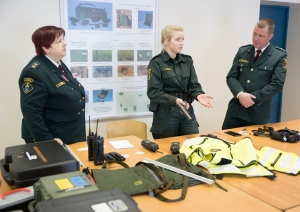 Valsts robežsardzes koledžas apmācāmie kārtoja kvalifikācijas eksāmenu